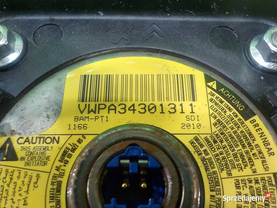 CITROEN C3 II 14 HDI 11r HB 5D AIRBAG poduszka Suków