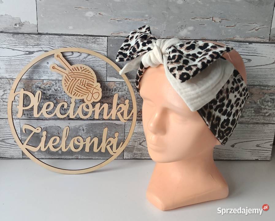 Bawełniane opaski dzieci Hand Made 12m+ Nakrycia głowy, szaliki i rękawiczki