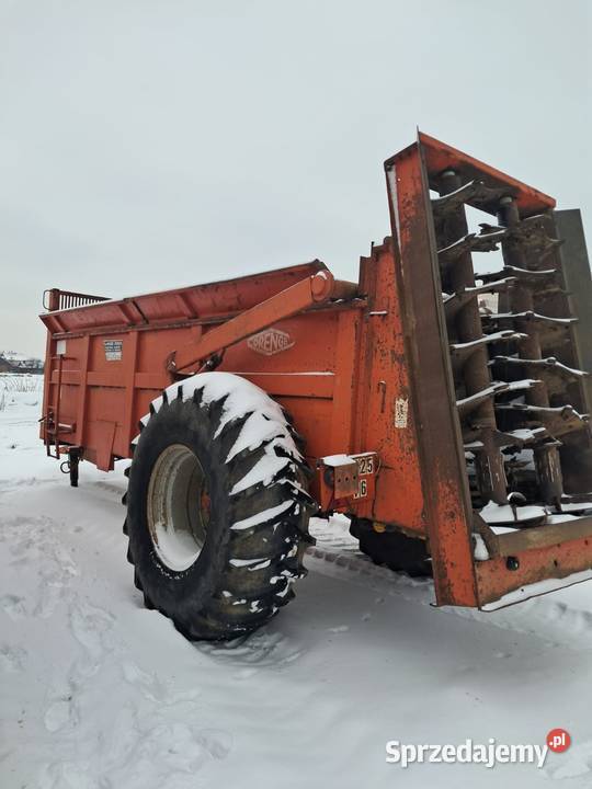 Rozrzutnik obornika Orange 12t łańcuchy hakowe lubelskie