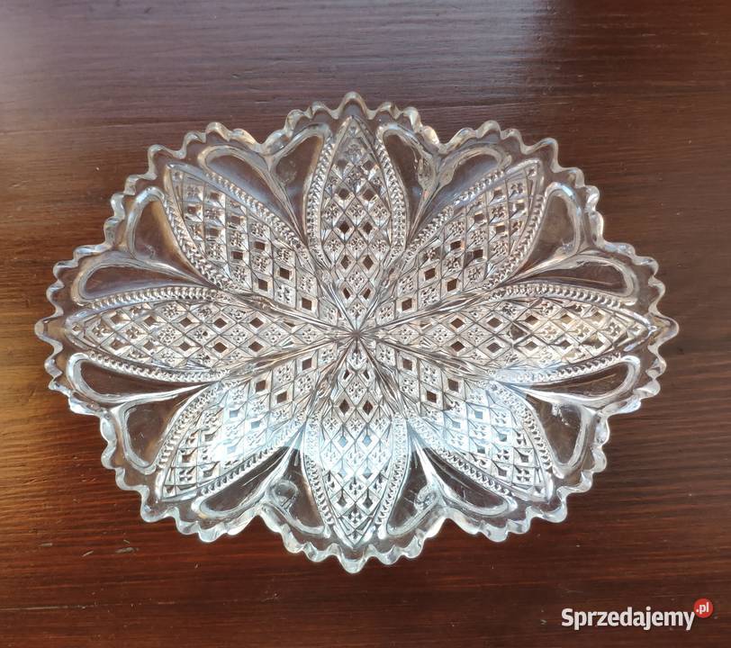 George Davidson przezroczysta miseczka 1903r Porcelana i szkło Kraków