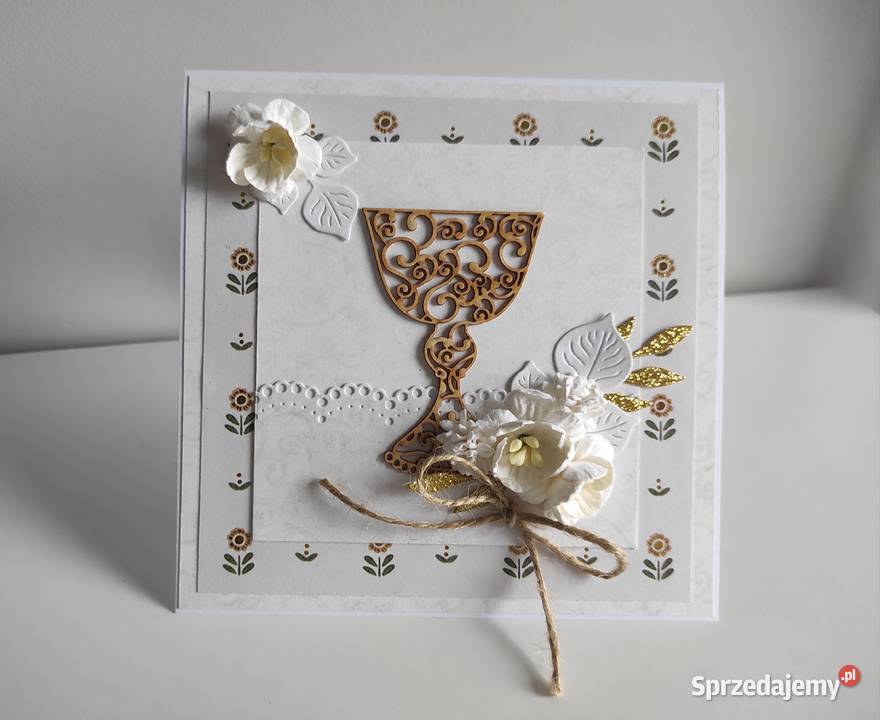 Kartka na Pamiątkę Pierwszej Komunii Świętej w Łódź