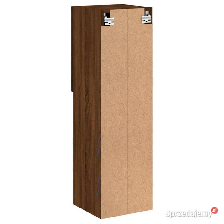 Szafka TV z LED brązowy dąb 305x30x102 WM837027 Warszawa sprzedam