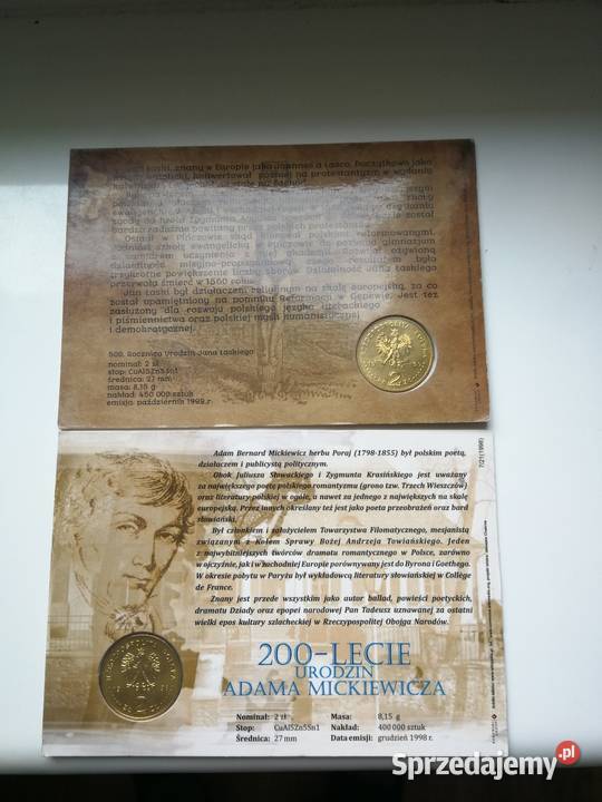 Polska zestaw monet okolicznościowych 2 w Poznań sprzedam