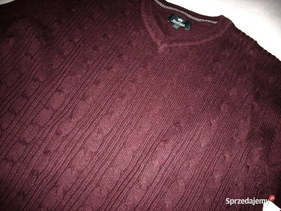 SWETER męski Przyjemny z Wełną j NOWY M L Nowy Sącz