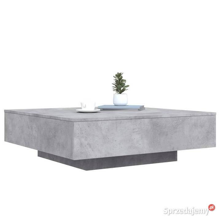 Stolik kawowy szarość betonu 100x100x31 WM836598 Warszawa