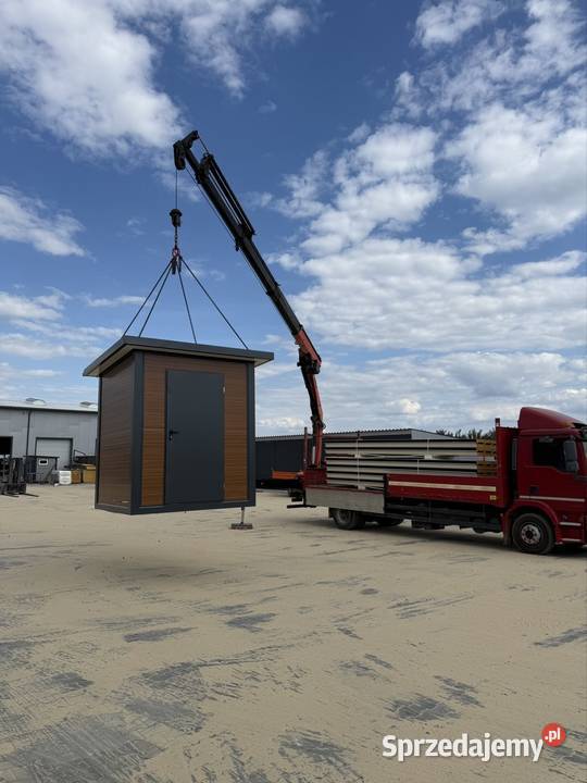 Kontener sanitarny łazienka camping prysznic WC Mikołajki