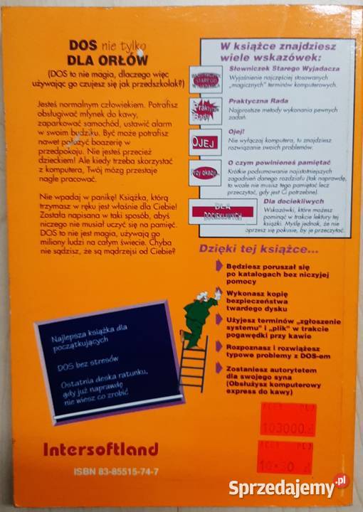 Książka DOS nie orłów Intersoftland Myślenice