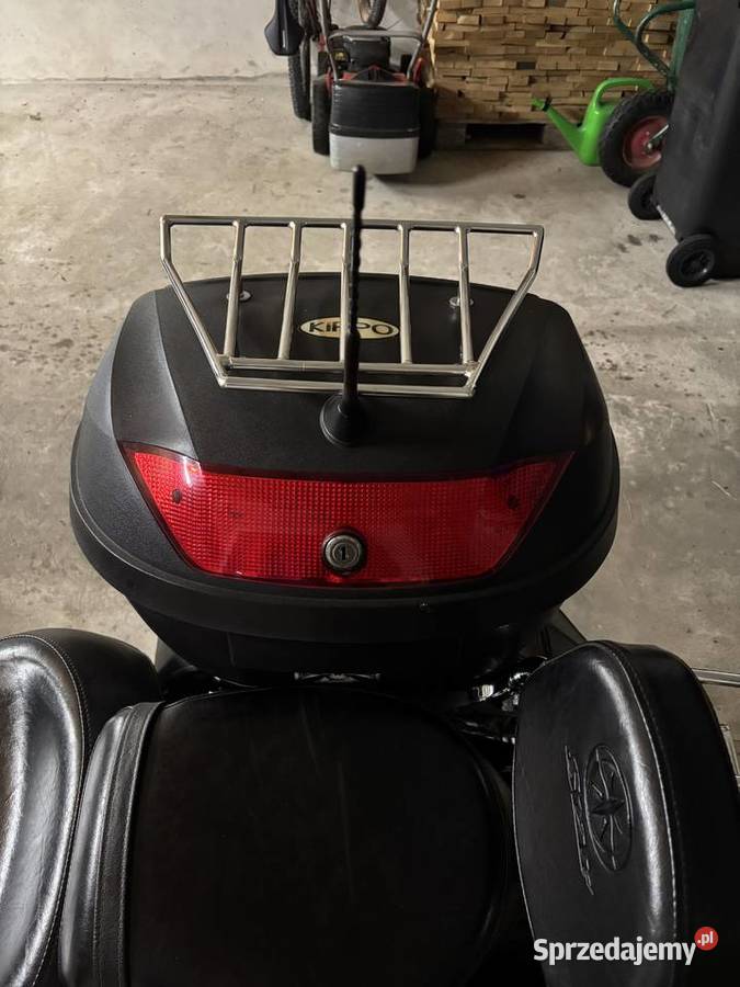 Kufer z dodatkowym bagażnikiem i anteną Biłgoraj sprzedam