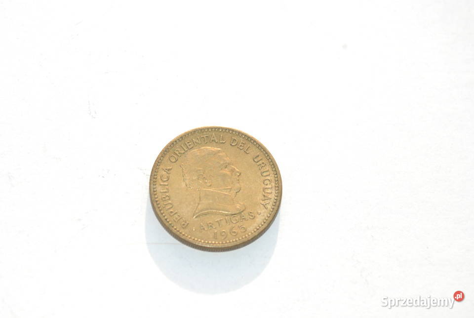 Stara moneta 1 peso Urugwaj 1965 unikat antyk Cieszyn