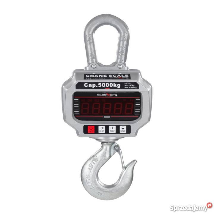 Waga przemysłowa hakowa 5ton 2 LED Poczesna