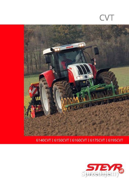 Styer CVT 6170 Instrukcja obsługi katalog napraw Szamotuły sprzedam