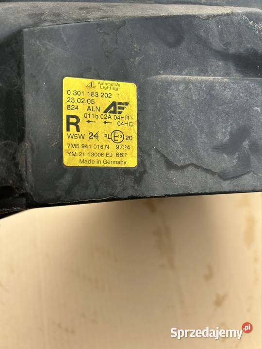 Lampa prawy przód ford galaxy mk1 lift kujawsko-pomorskie Grudziądz sprzedam