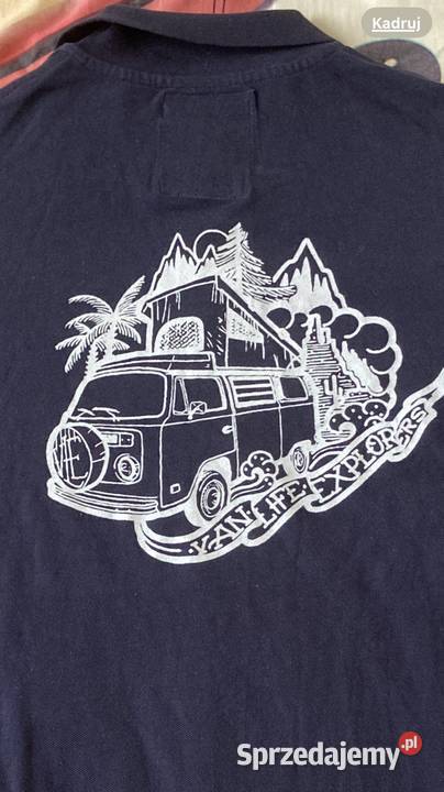 Koszulka Polo z nadrukiem Vw T2 Caravelle Łomża