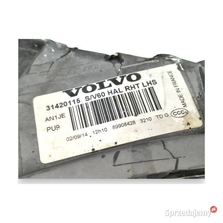 LAMPA LEWA Volvo S60 II V60 LIFT 2013 lewy przód osobowe lubelskie
