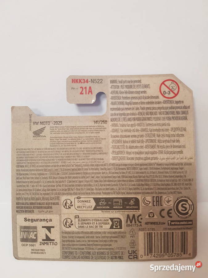 Hot Wheels Honda CB750 Cafe 141250 3 lata+ Poznań