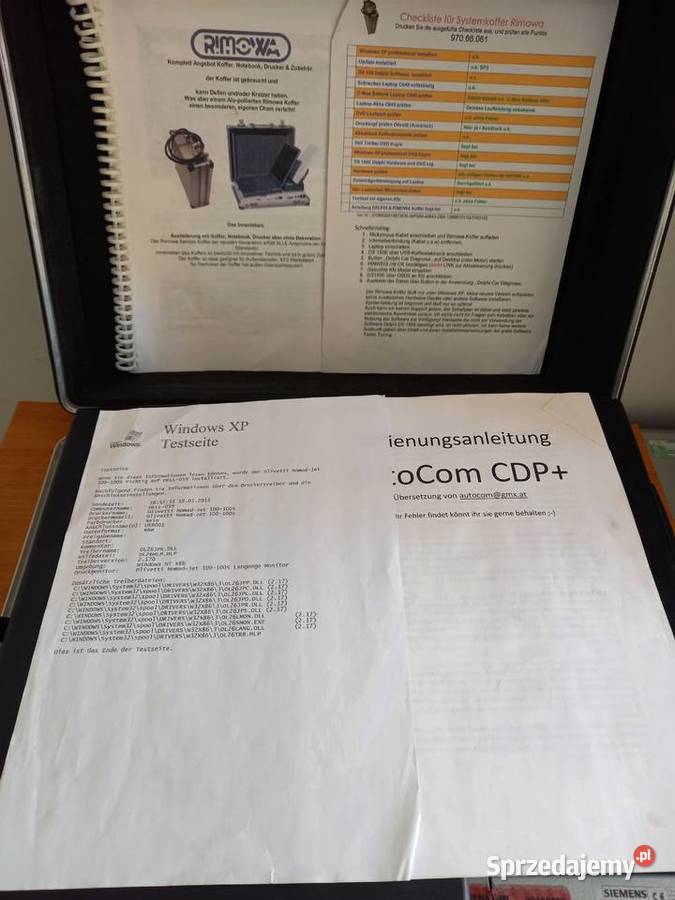 Laptop Dell drukarka Olivetti stacja dokująca sprzedam