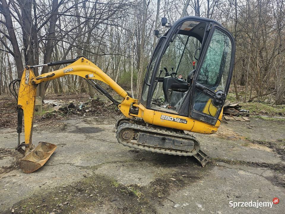 Minikoparka jcb 8016 2500 mht 2012r śląskie Chorzów
