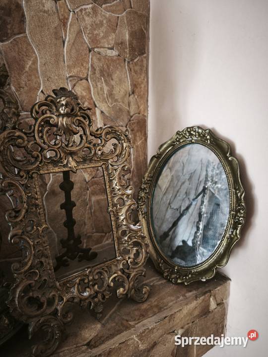 Zegar kominkowy mosiężny z zestawem Kielce