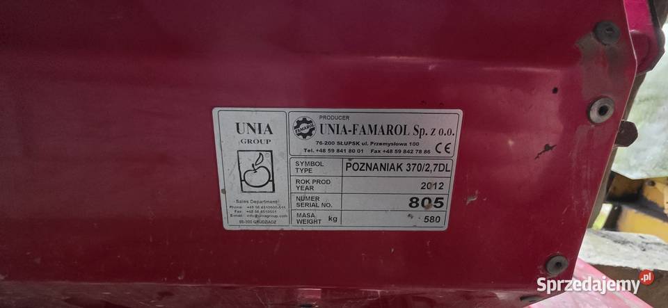 Siewnik Unia poznaniak 27 redlice dwutalerzowe Cykarzew