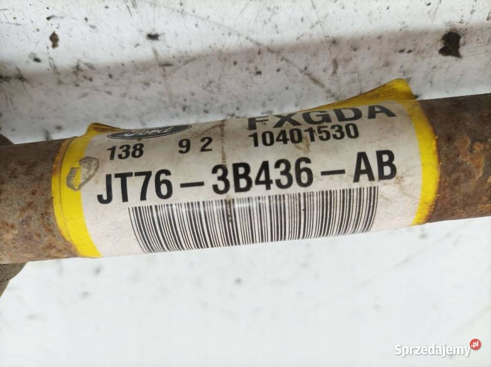 PÓŁOŚ PRAWY PRZÓD 10 ECOBOOST 100 JT763B436AB sprzedam