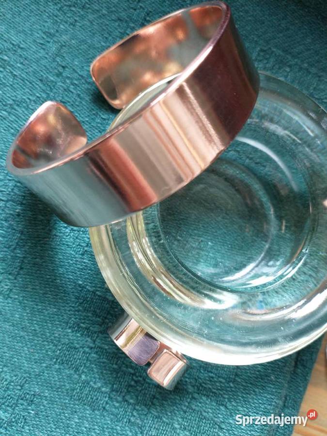 Komplet bransoletka obrączka miedź rękodzieło Rękodzieło Łódź sprzedam