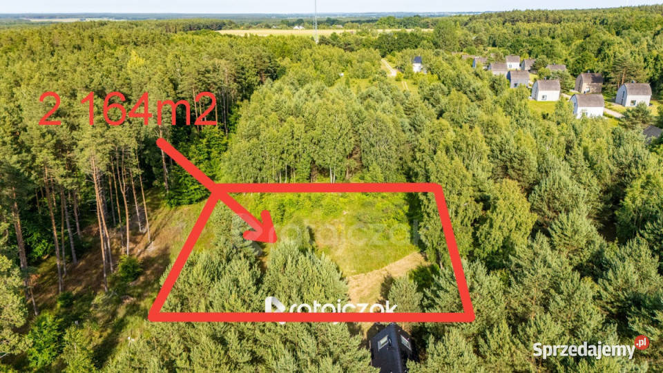 Działka 2164m2 Sasino Stara Cegielnia budowlana pomorskie sprzedam