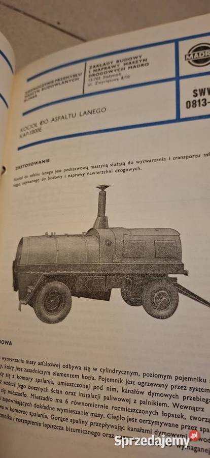 Katalog Maszyny i urządzenia do robót drogowych Łęczyca