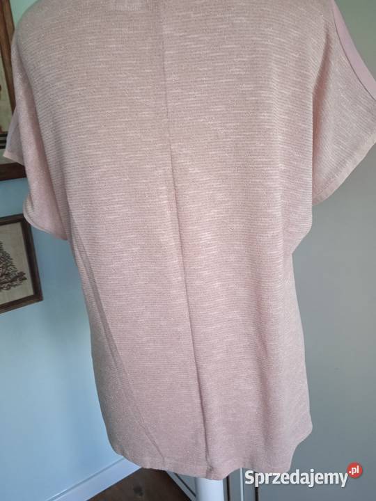 LETNIA CIELISTA BLUZECZKA Z PEJZAŻEM r 44 Bluzki i koszule Odzież damska wielkopolskie Piła