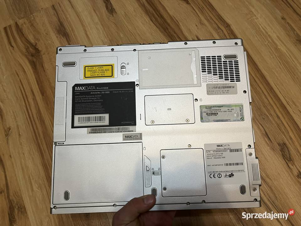 Stary laptop Maxdata Pro 6100X małopolskie Brzana