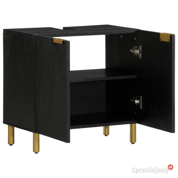 Szafka pod umywalkę czarna 62x33x58 WM4017667 Warszawa