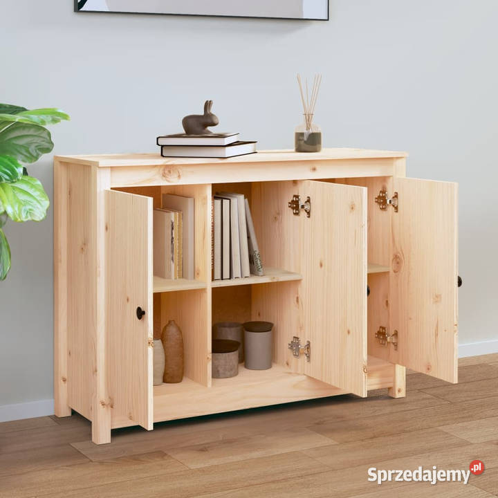 Szafka 100x35x74 lite drewno sosnowe WM814559 Meble Warszawa sprzedam