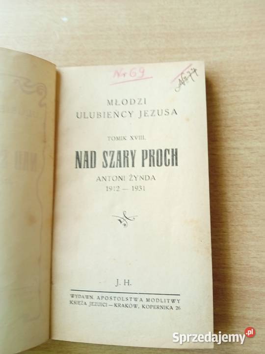 Młodzi ulubieńcy Jezusa tomik 18 szary proch Antyki, Sztuka, Kolekcje Miechów