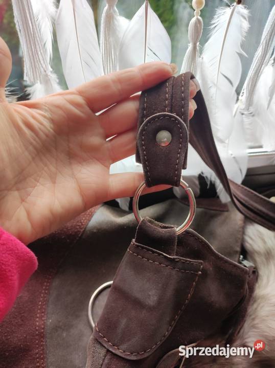 torba włoska torebka vintage retro prawdziwa