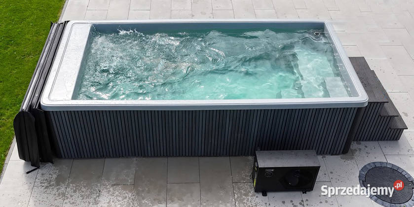 BASEN OGRODOWY 8000L Z ZABUDOWĄ DREWNIANA Baseny Marcinkowice