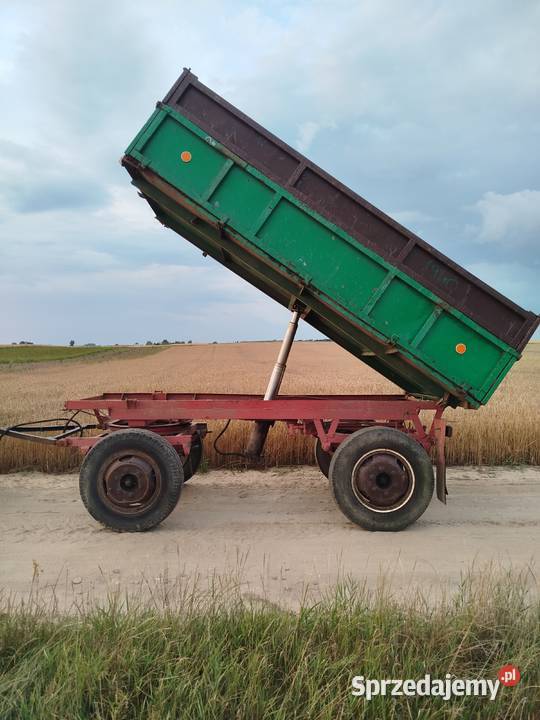 Przyczepa wywrotka 3 strony d45 d47 d55 hl thk Przyczepy rolnicze łódzkie Łubna-Jakusy