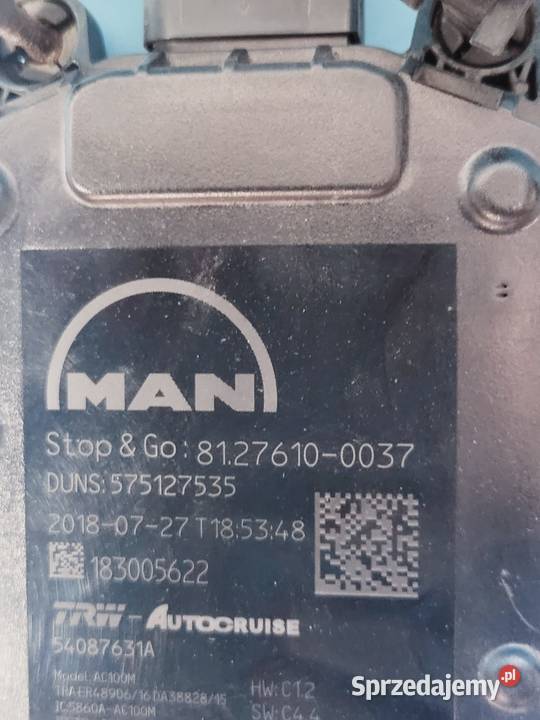 Radar Sensor 81276100037 TRW 54087631A Czujnik Zawichost sprzedam