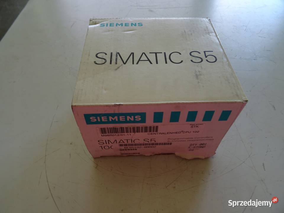MODUŁ SIEMENS SIMATIC S5100U 6ES51028MA02 Wąchock