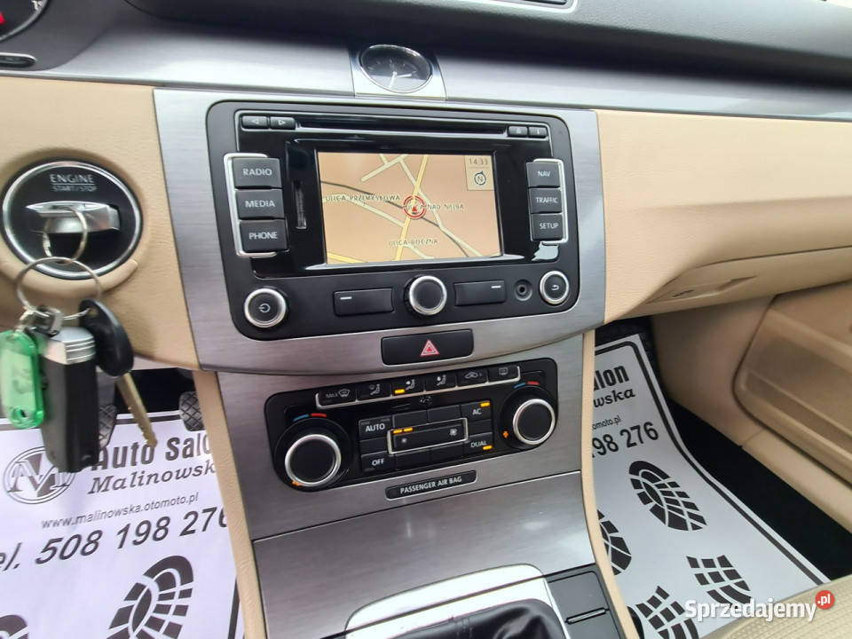 Volkswagen Passat Salon Jasne Wnętrze Navi 2xPDC Wągrowiec