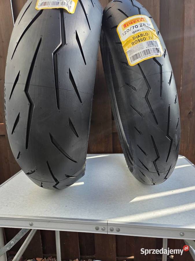 Nowe opony Pirelli diablo rosso 4 180 55 zr17 55 Łąck sprzedam