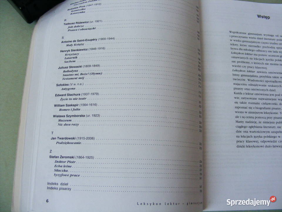 Kompendium gimnazjalisty Leksykon lektur Oborniki Śląskie