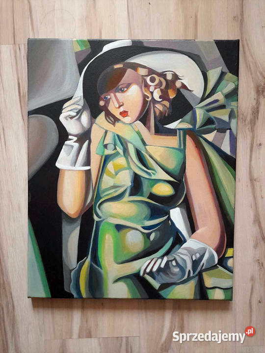 Sprzedam obraz Tamara Łempicka kobieta w Warszawa sprzedam