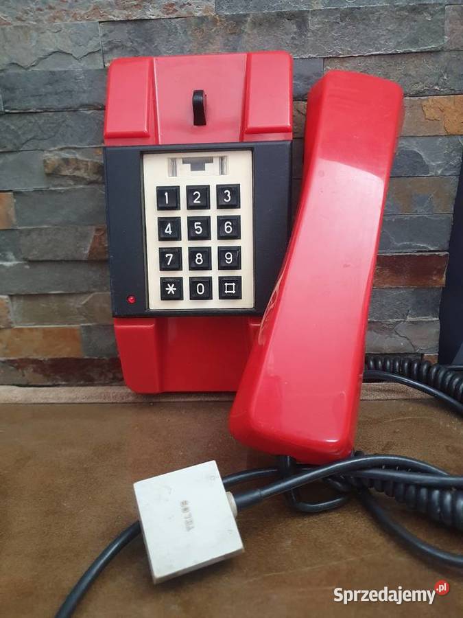 Stary telefon stacjonarny RWT TELKOM Bratek PRL Solnica