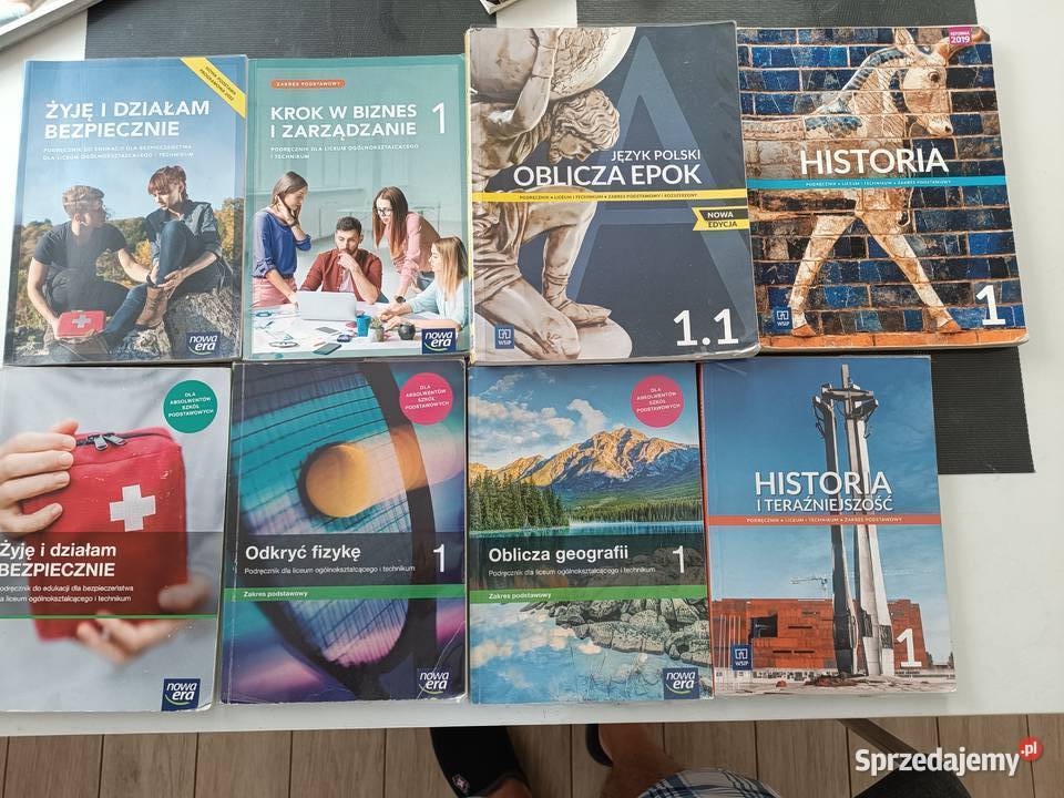 Podręczniki do I Klasy Liceum śląskie Częstochowa