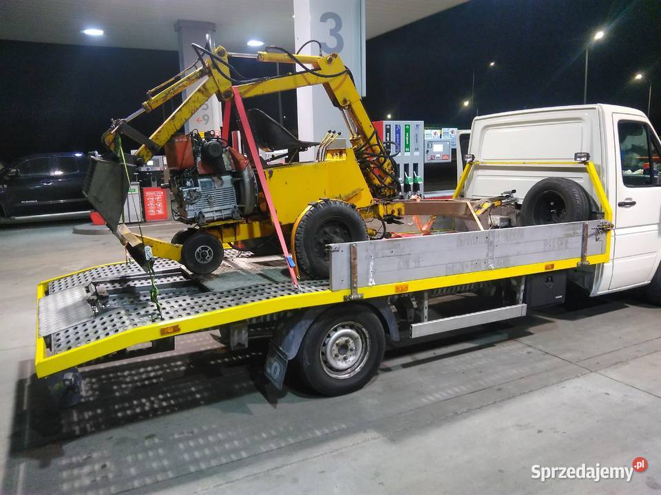 Minikoparka krocząca diesel sprytny sprzęt Sopot sprzedam