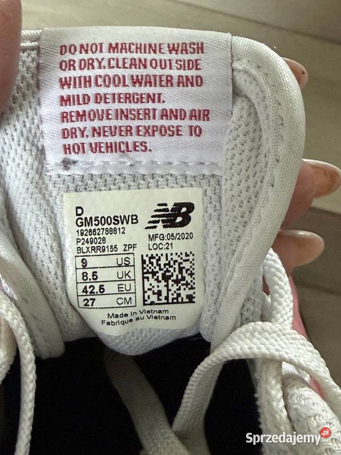 Sneakersy męskie Balance GM500SWB r 425 skóra ekologiczna łódzkie Łódź