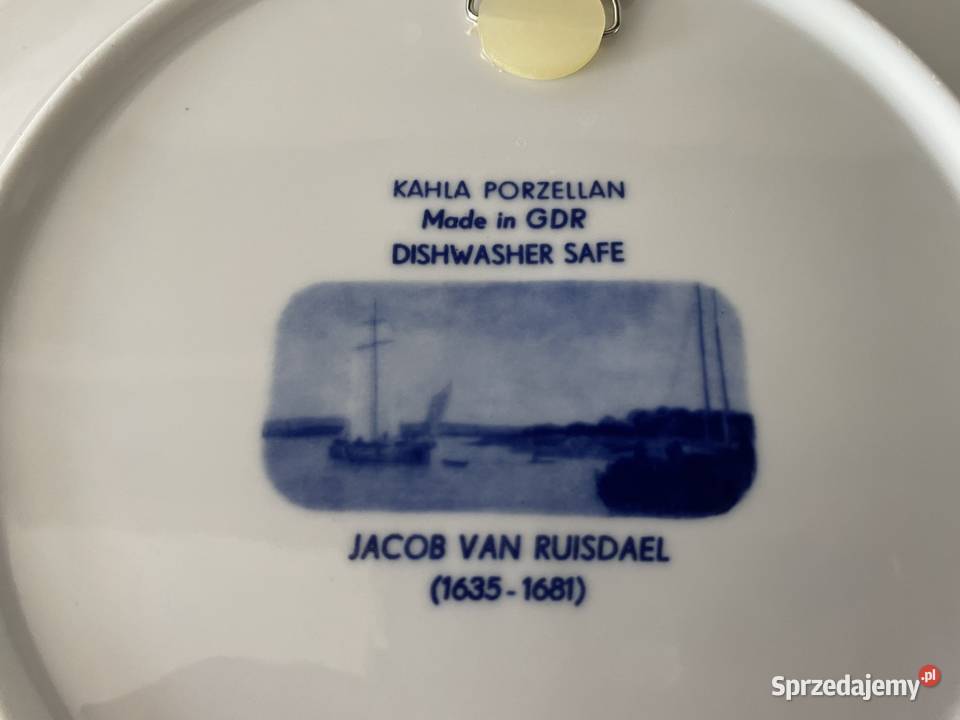 Jacob Van Ruisdael porcelanowy talerz Kahla Pruszcz Gdański