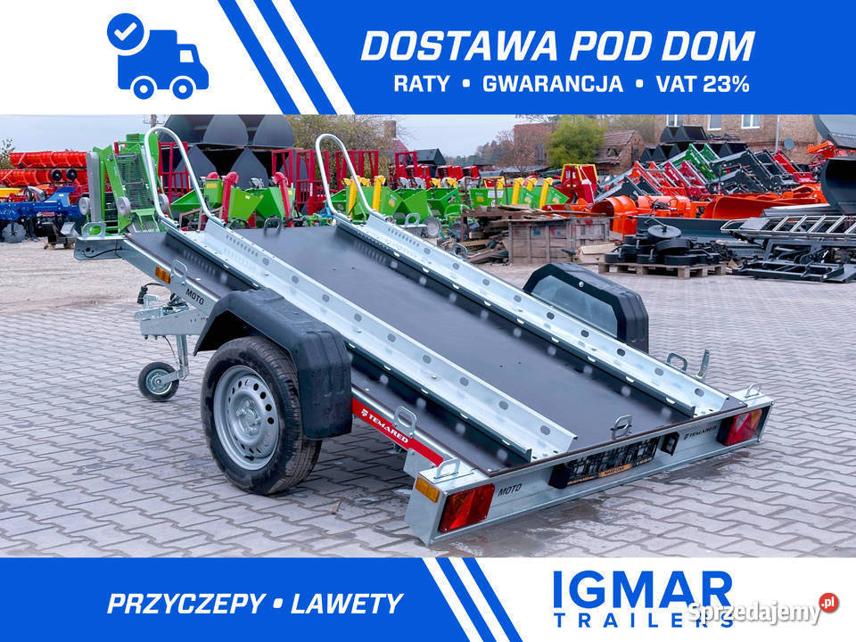 Przyczepa do przewozu motocykla TEMARED MOTO 2 pełny VAT łódzkie