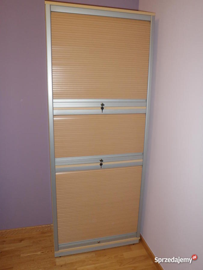 Regał z żaluzjami Szafy, regały, półki Pęgów sprzedam