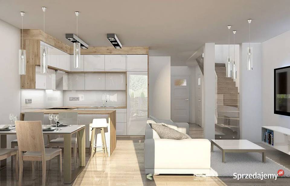 Energooszczędny Nowy Dom Garaż Taras Ogród Duża Czarnków