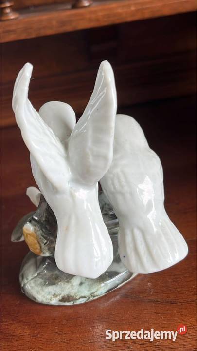 Figurka 2 ptaszków Porcelana Bez sygnatury 55 pomorskie Gdańsk